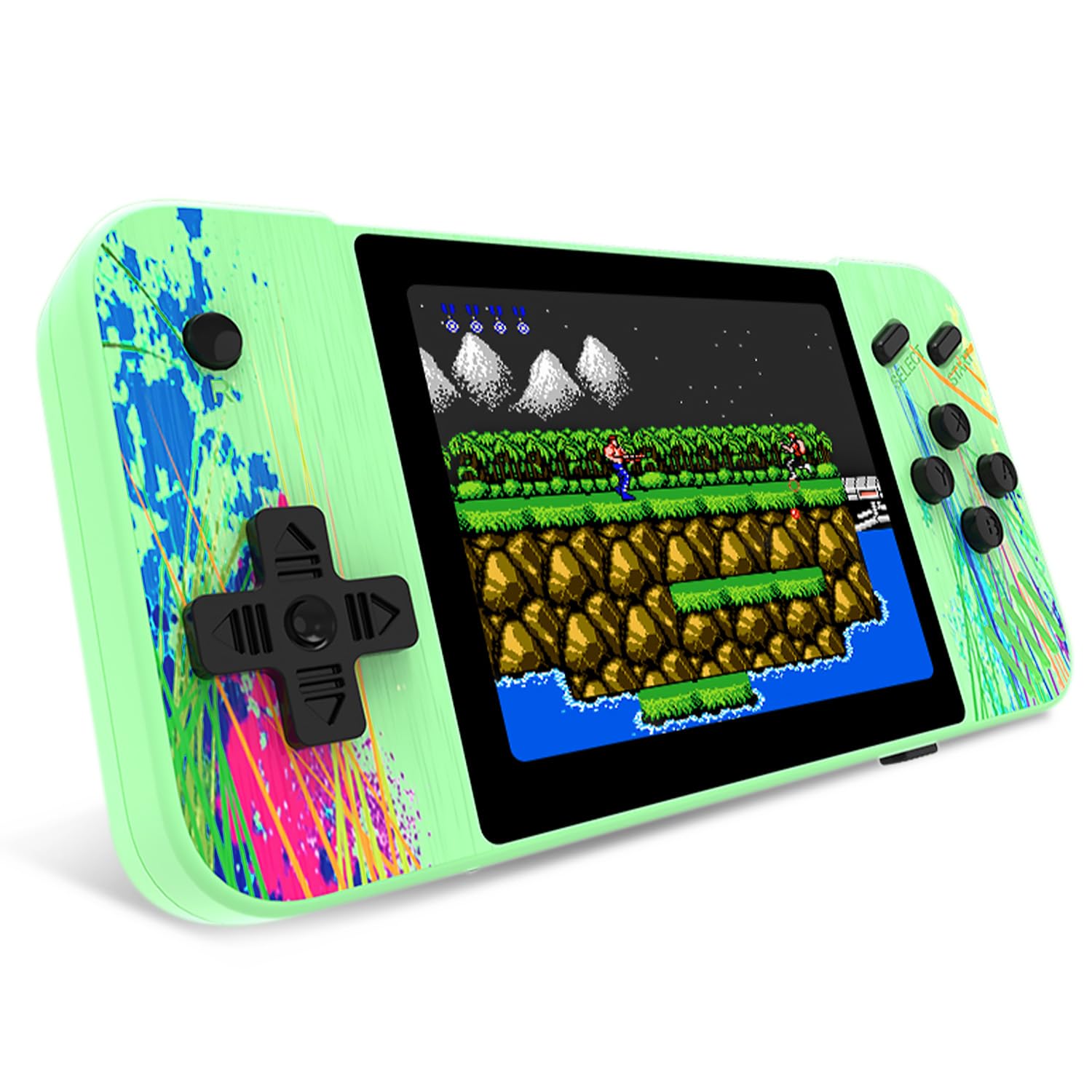 3.5" HD Screen Handheld Game -Preloaded 800 Retro Video Games, 2025 New Portable Gaming Player for Birthday Home Travel Xmas Gift (Blue)